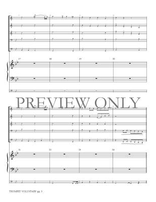 Trumpet Voluntary (Prince of Denmark\'s March) - Clarke/Marlatt - Brass Quintet/Organ - Gr. Medium