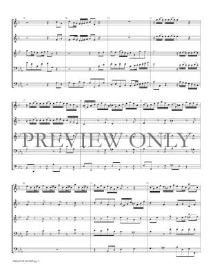 Aria for Winds, HWV 410 - Handel/Marlatt - Brass Quintet - Gr. Difficult