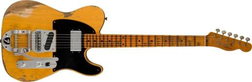 Limited Edition Cunife Blackguard Tele Heavy Relic - Aged Butterscotch Blonde