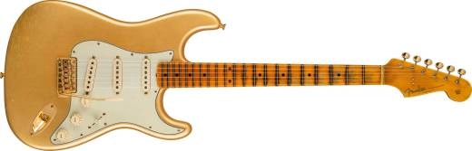 Fender Custom Shop - Limited Edition 62 Bone Tone Stratocaster Journeyman Relic - Aged Aztec Gold