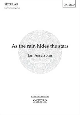 Oxford University Press - As the rain hides the stars - Assersohn - SATB