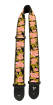 Perris Leathers Ltd - 2 Jacquard Guitar Strap with Leather Ends - Roses