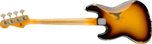 Basse 1961 Jazz Bass Heavy Relic - 3-Colour Sunburst