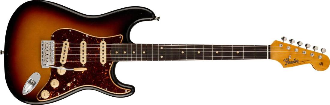 Postmodern Stratocaster Journeyman Relic with Closet Classic Hardware, Rosewood Fingerboard - 3-Colour Sunburst