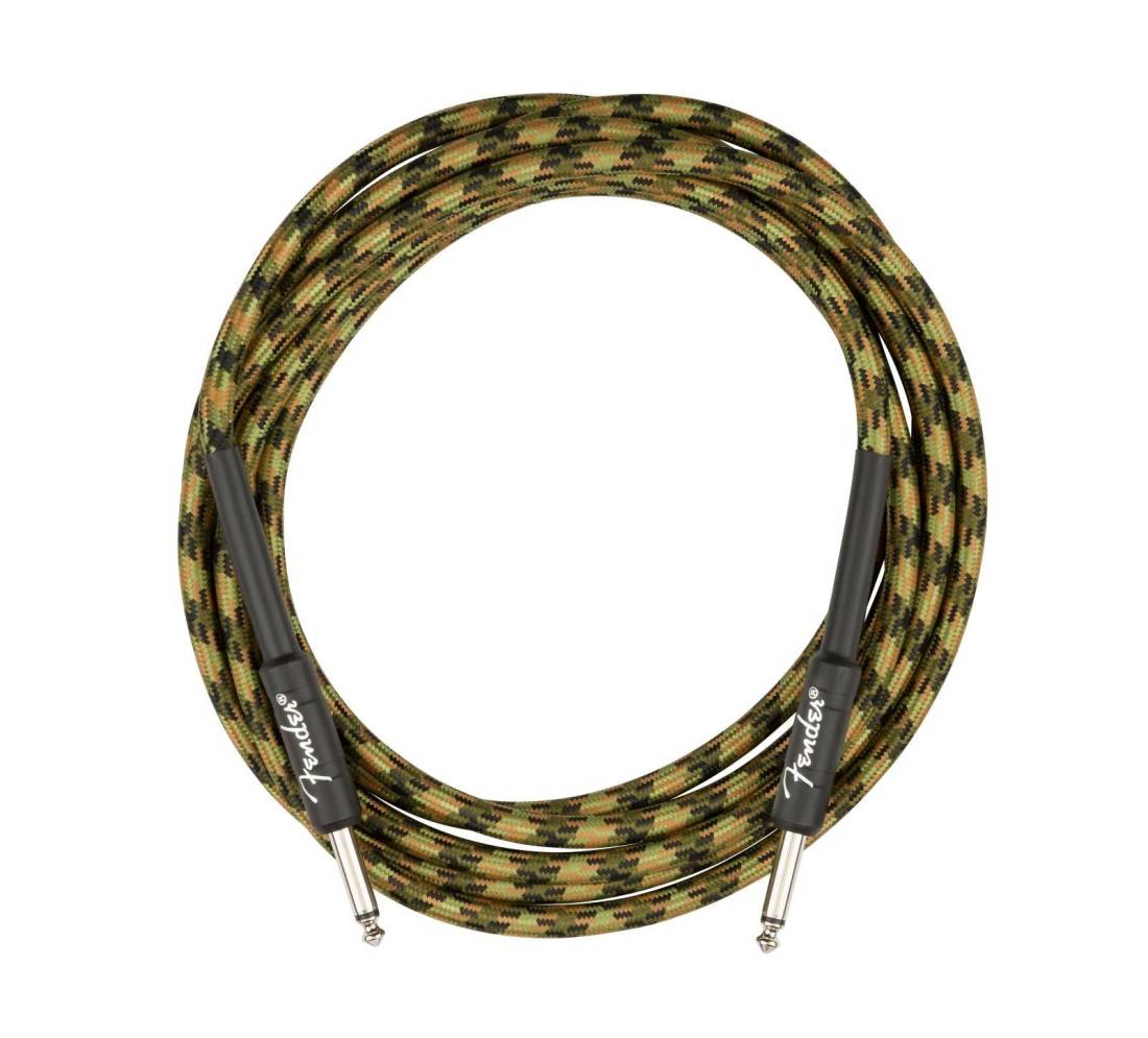 Professional Series Instrument Cable, Straight/Straight, 10\' - Woodland Camo
