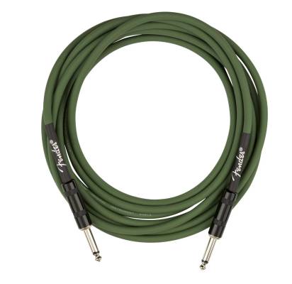 Strummer Pro 13\' Instrument Cable - Drab Green