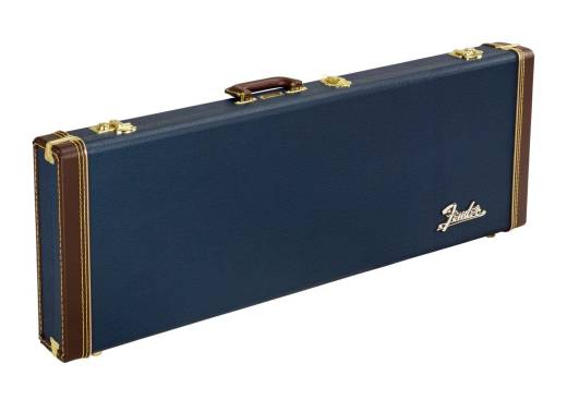 Fender - Classic Series Wood Case for Strat/Tele - Navy Blue