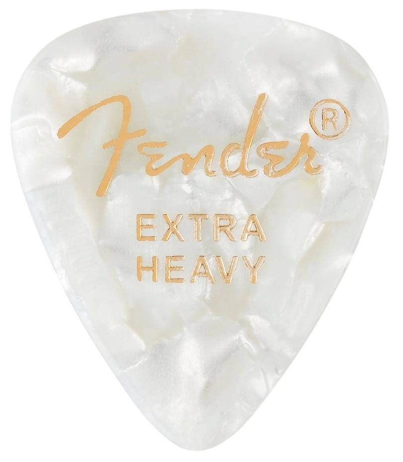 351 Shape Premium Picks, Extra Heavy - White Moto, 12 Count