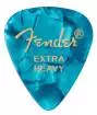 Fender - 351 Shape Premium Picks, Extra Heavy - Ocean Turquoise, 12 Count