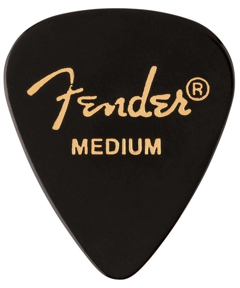 351 Shape Celluloid Picks 12-Pack, Medium - Black