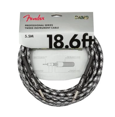 Fender - Professional Series Instrument Cable, 18.6, Winter Camo