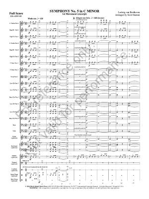 Symphony No. 5 in C Minor, 1st Movement (excerpt) - Beethoven/Stanton - Concert Band (Flex) - Gr. 3