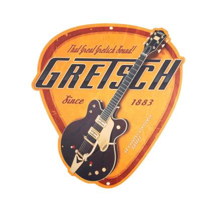 Gretsch Pick Vintage Tin Sign