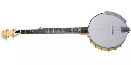 Open Back Cripple Creek Banjo - Left Handed - Natural Gloss