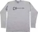 Charvel Guitars - Headstock Long Sleeve T-Shirt, Gray - Medium