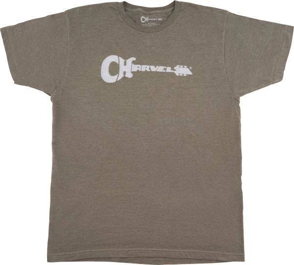 Guitar Logo T-Shirt, Heather Green - Large