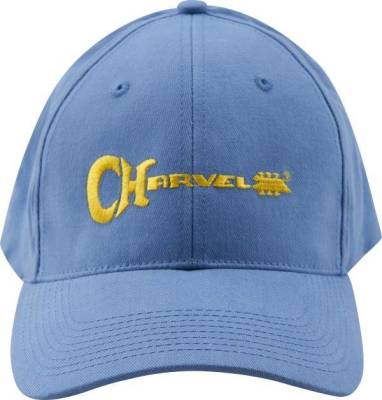 3D Logo Hat, Blue and Yellow