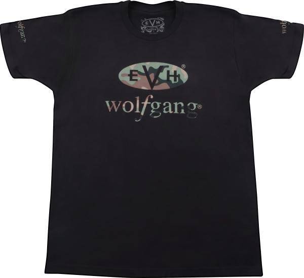 Wolfgang Camo T-Shirt, Black - XXL