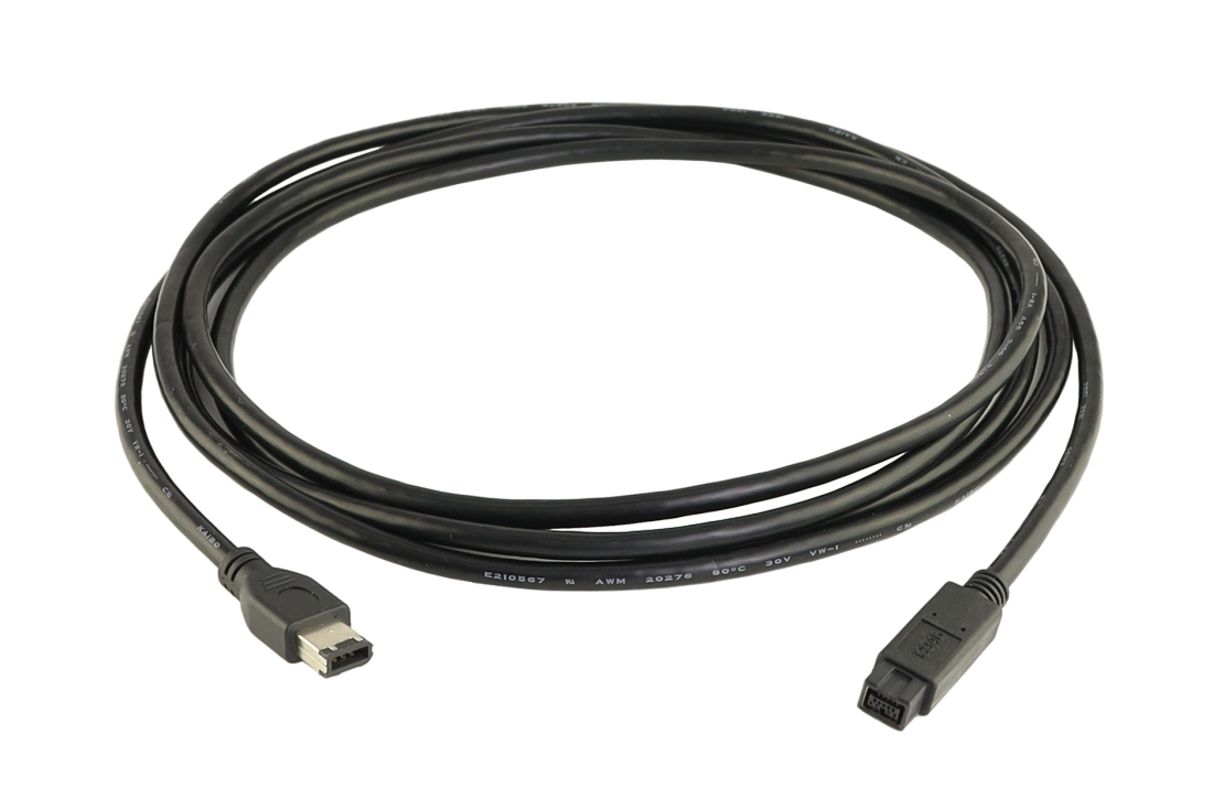 Link Audio 9-to 6-Pin FireWire 800/400 Cable - 10 foot