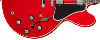 1963 Historic ES-335 Semi Hollow Electric - Block Inlays - Plain Top - Faded Cherry