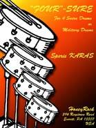 Honeyrock Publishing - FOUR-SURE! - Karas - Snare Drum Quartet - Parts Set