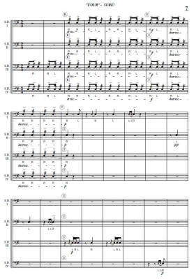 \'\'FOUR\'\'-SURE! - Karas - Snare Drum Quartet - Parts Set