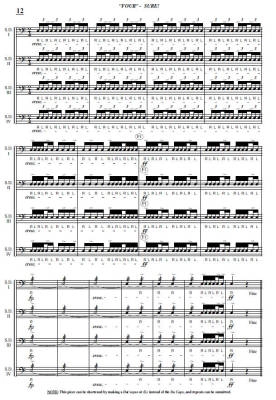 \'\'FOUR\'\'-SURE! - Karas - Snare Drum Quartet - Parts Set