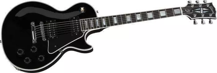 Les Paul Custom Electric - Ebony Finish - Chrome Hardware