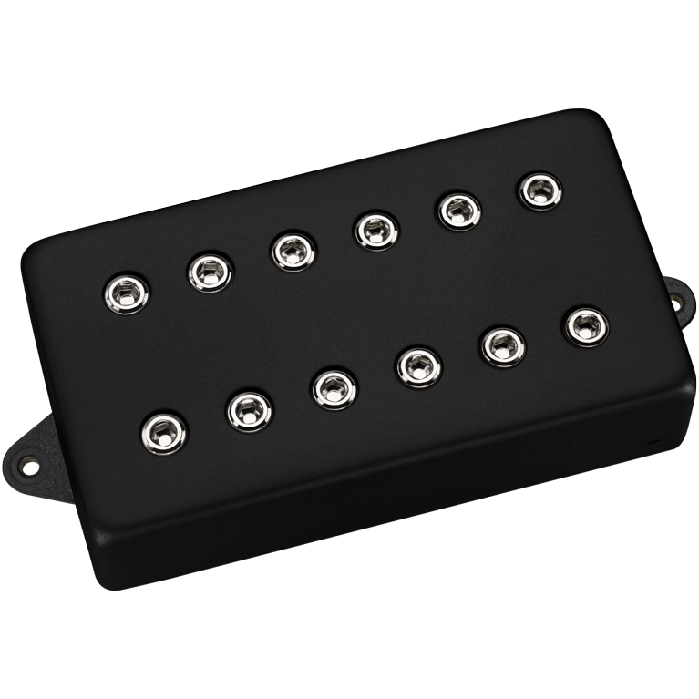 PAF Joe Satriani Signature Neck Pickup - Black Metal Cover with Nickel Poles