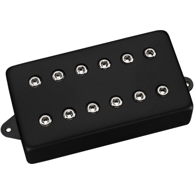 PAF Joe Satriani Signature Neck Pickup - Black Metal Cover with Nickel Poles