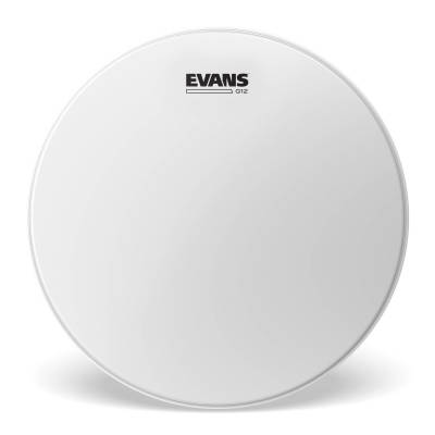 Evans - G12 White Coated Drum Head - 8 Inch