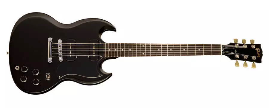 SG Special 60`s Tribute - Worn Ebony Finish - Chrome Hardware
