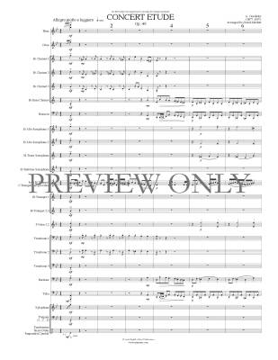 Concert Etude Op. 49 - Goedicke - Solo Trumpet/Concert Band - Gr. 3