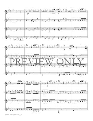 Eine Kleine Nachtmusik: Allegro - Mozart/Marlatt - Clarinet Quartet - Gr. Medium-Difficult