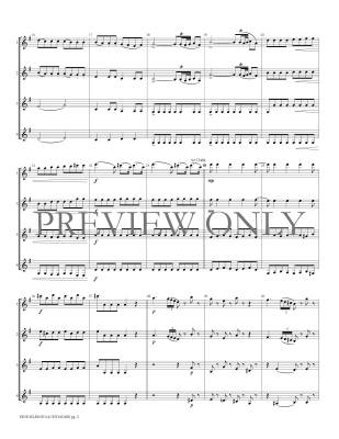 Eine Kleine Nachtmusik: Allegro - Mozart/Marlatt - Clarinet Quartet - Gr. Medium-Difficult