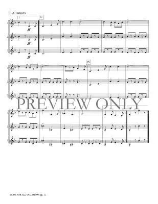 Trios for All Occasions - Marlatt - Clarinet - Book