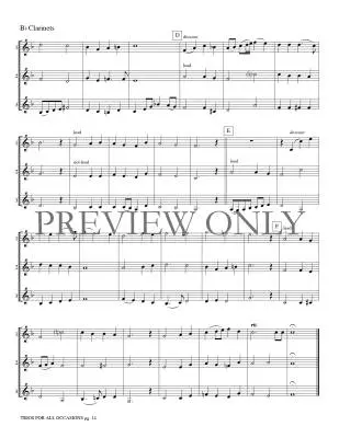 Trios for All Occasions - Marlatt - Clarinet - Book