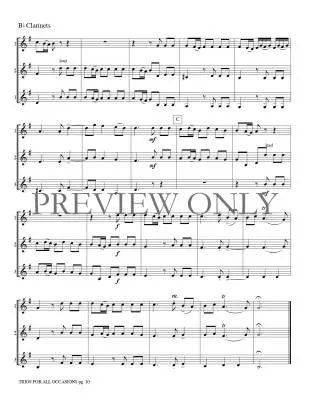 Trios for All Occasions - Marlatt - Clarinet - Book