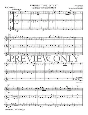 Trios for All Occasions - Marlatt - Clarinet - Book