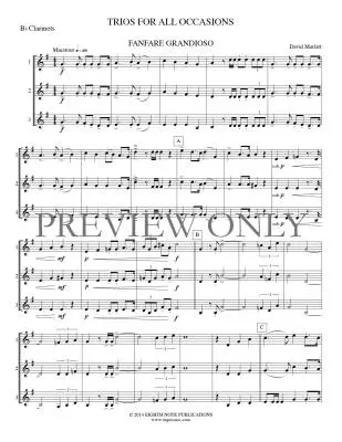 Trios for All Occasions - Marlatt - Clarinet - Book