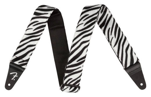 Fender - 2 Wild Zebra Print Guitar Strap