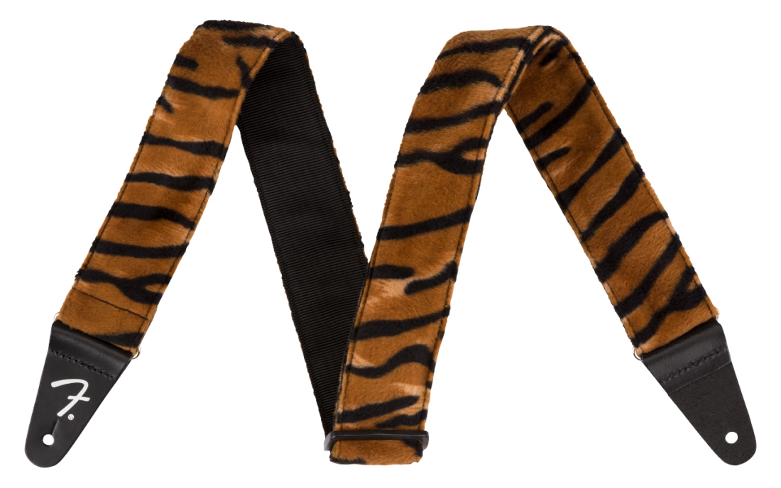 2\'\' Wild Tiger Print Guitar Strap