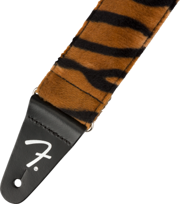2\'\' Wild Tiger Print Guitar Strap