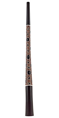 Sonic Energy Sliced Pro 2-Piece Didgeridoo, Dot-Painted - E-Tuning