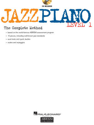 Hal Leonard - Jazz Piano Level 1: The Complete Method - Piano - Book/CD