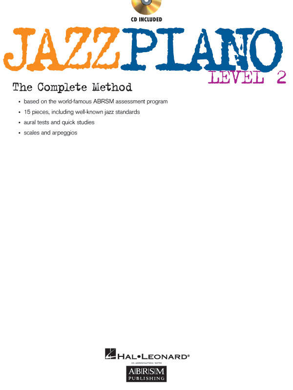 Jazz Piano Level 2: The Complete Method - Piano - Book/CD