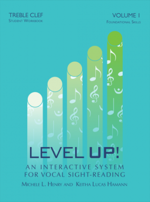 GIA Publications - Level Up: An Interactive System for Vocal Sight-Reading, Volume 1: Treble Clef (Student Workbook) - Book