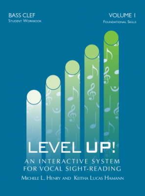 GIA Publications - Level Up: An Interactive System for Vocal Sight-Reading, Volume 1: Bass Clef (Student Workbook) - Book