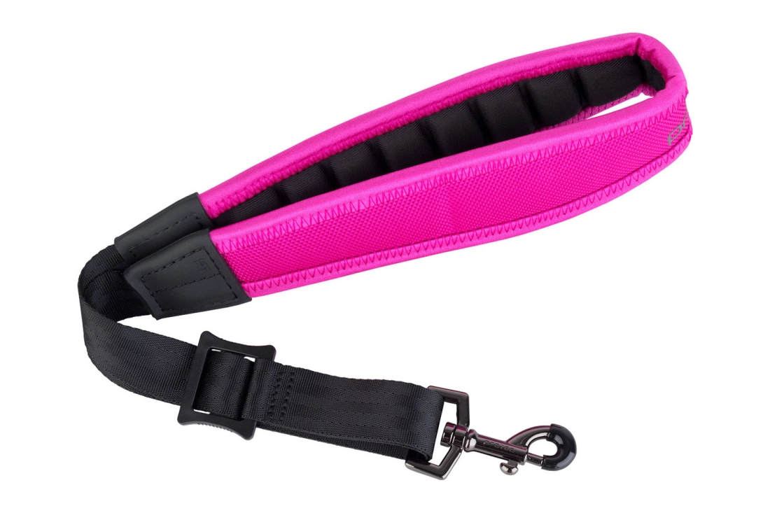 Less-Stress Padded Neoprene Saxophone Neck Strap, 22\'\' - Pink