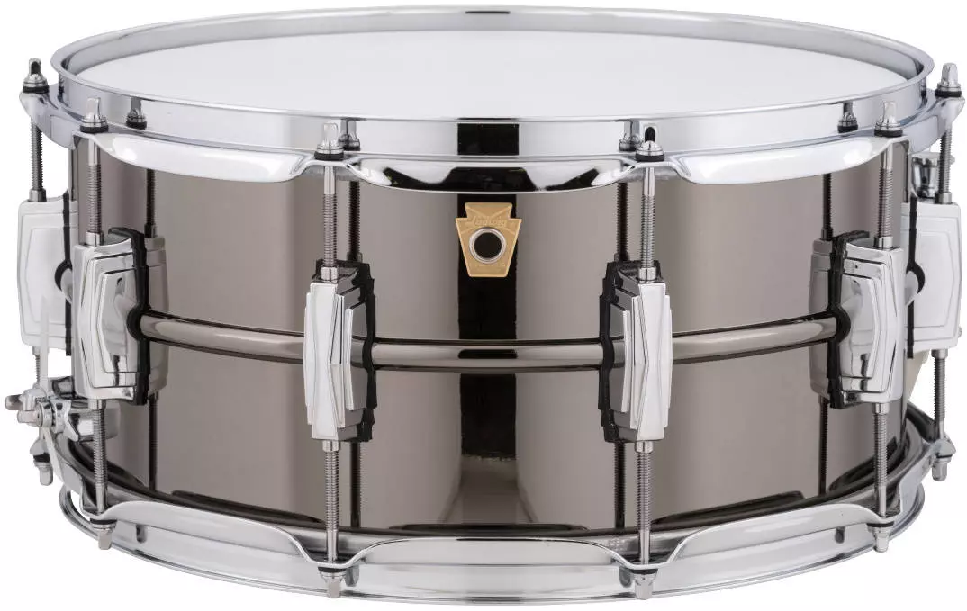 Black Beauty Brass Snare Drum, 10 Lugs - 6.5x14\'\'